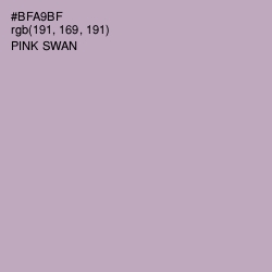 #BFA9BF - Pink Swan Color Image