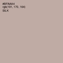 #BFAAA4 - Silk Color Image