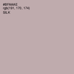 #BFAAAE - Silk Color Image
