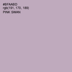 #BFAABD - Pink Swan Color Image