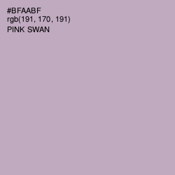#BFAABF - Pink Swan Color Image