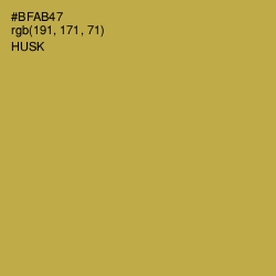 #BFAB47 - Husk Color Image