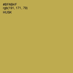 #BFAB4F - Husk Color Image