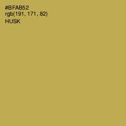 #BFAB52 - Husk Color Image