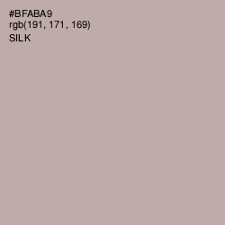 #BFABA9 - Silk Color Image