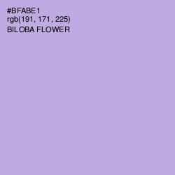 #BFABE1 - Biloba Flower Color Image