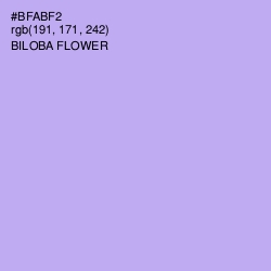 #BFABF2 - Biloba Flower Color Image