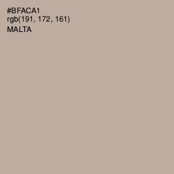 #BFACA1 - Malta Color Image