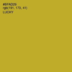 #BFAD29 - Lucky Color Image