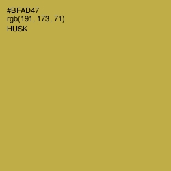 #BFAD47 - Husk Color Image