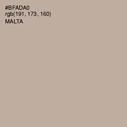 #BFADA0 - Malta Color Image