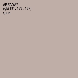 #BFADA7 - Silk Color Image