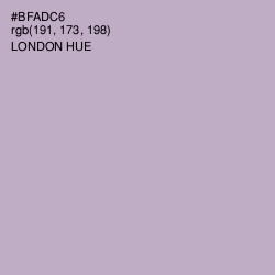 #BFADC6 - London Hue Color Image