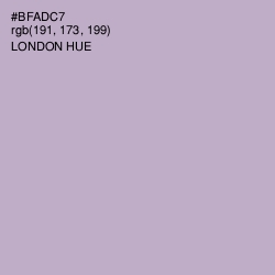 #BFADC7 - London Hue Color Image