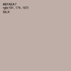 #BFAEA7 - Silk Color Image