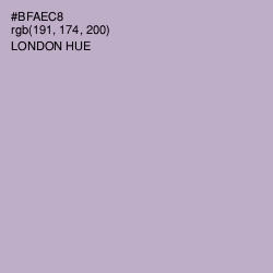 #BFAEC8 - London Hue Color Image