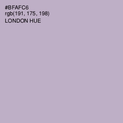 #BFAFC6 - London Hue Color Image
