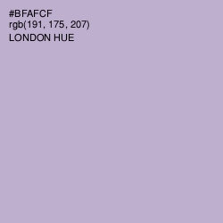 #BFAFCF - London Hue Color Image