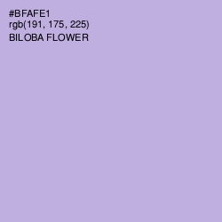 #BFAFE1 - Biloba Flower Color Image