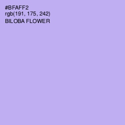 #BFAFF2 - Biloba Flower Color Image