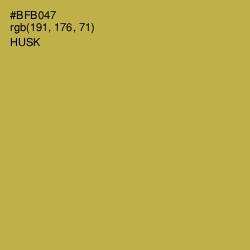 #BFB047 - Husk Color Image