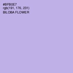 #BFB0E7 - Biloba Flower Color Image