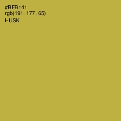 #BFB141 - Husk Color Image