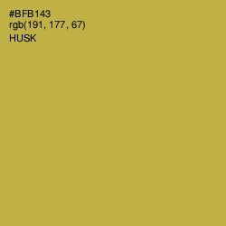 #BFB143 - Husk Color Image