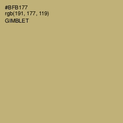 #BFB177 - Gimblet Color Image