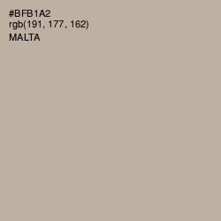 #BFB1A2 - Malta Color Image