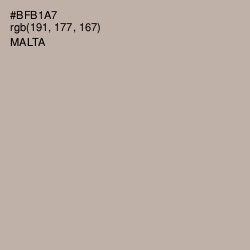 #BFB1A7 - Malta Color Image