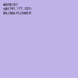 #BFB1E7 - Biloba Flower Color Image