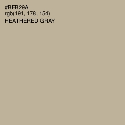 #BFB29A - Heathered Gray Color Image