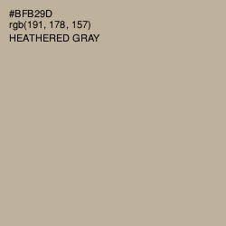#BFB29D - Heathered Gray Color Image