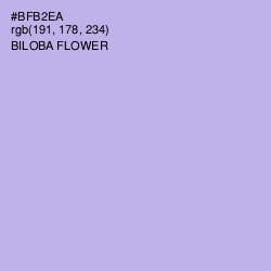 #BFB2EA - Biloba Flower Color Image