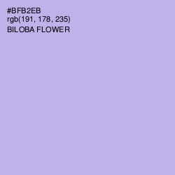 #BFB2EB - Biloba Flower Color Image