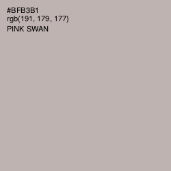 #BFB3B1 - Pink Swan Color Image