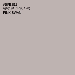 #BFB3B2 - Pink Swan Color Image