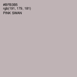 #BFB3B5 - Pink Swan Color Image
