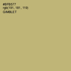 #BFB577 - Gimblet Color Image