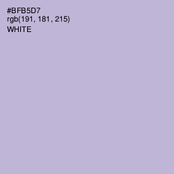 #BFB5D7 - Lavender Gray Color Image