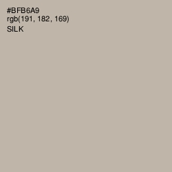 #BFB6A9 - Silk Color Image