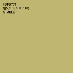 #BFB771 - Gimblet Color Image