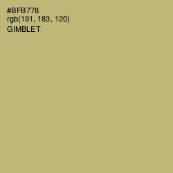 #BFB778 - Gimblet Color Image