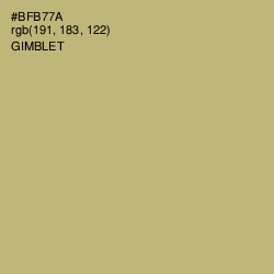 #BFB77A - Gimblet Color Image