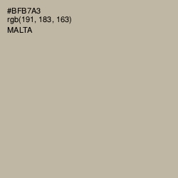 #BFB7A3 - Malta Color Image