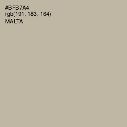 #BFB7A4 - Malta Color Image