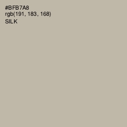 #BFB7A8 - Silk Color Image