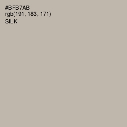#BFB7AB - Silk Color Image