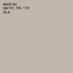 #BFB7AC - Silk Color Image